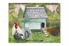 Kelmarsh-Chickens-Watercolour-Gum-Arabic-17.5-x-13.5cm-